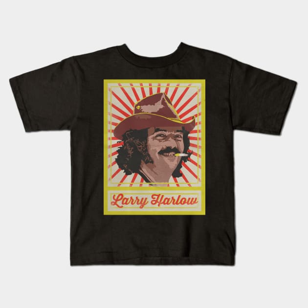 Larry Harlow Poster Kids T-Shirt by TropicalHuman